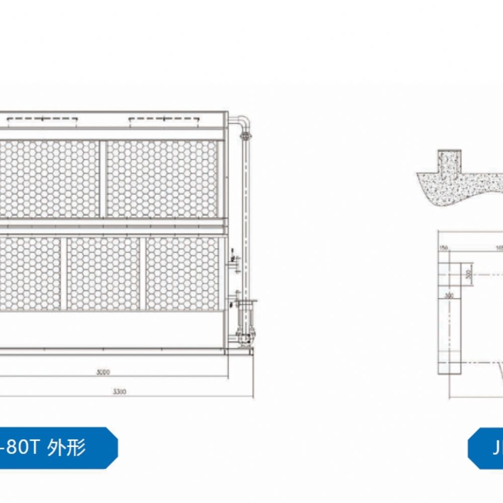 JHBL 橫流閉式冷卻塔結構